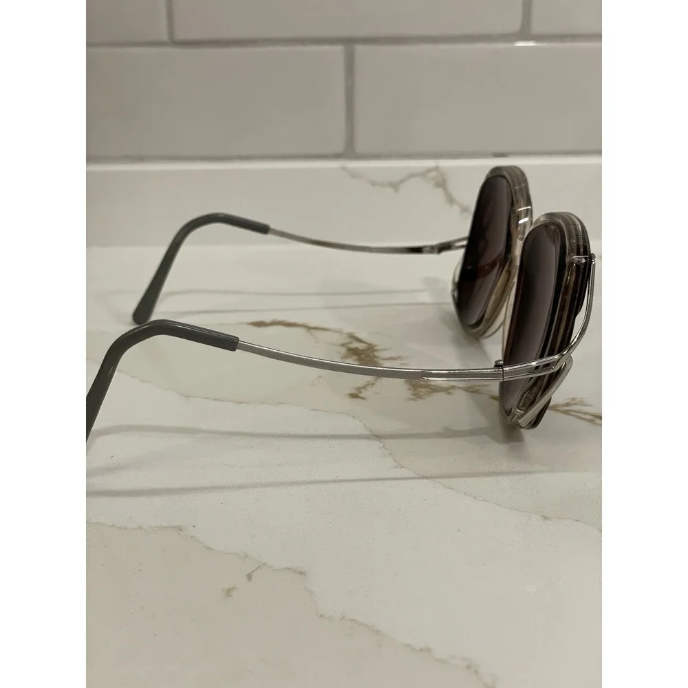 Vintage Univis‎ 140 Sunglasses FRAMES ONLY Women Retro Curved Clear Prescription